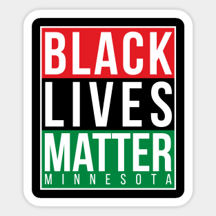 Black Lives Matter Minnesota Sticker